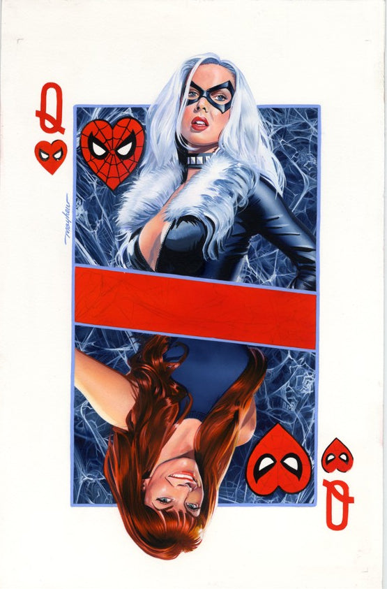 Mike Mayhew Original AMAZING SPIDER-MAN #6 Painted Cover Art