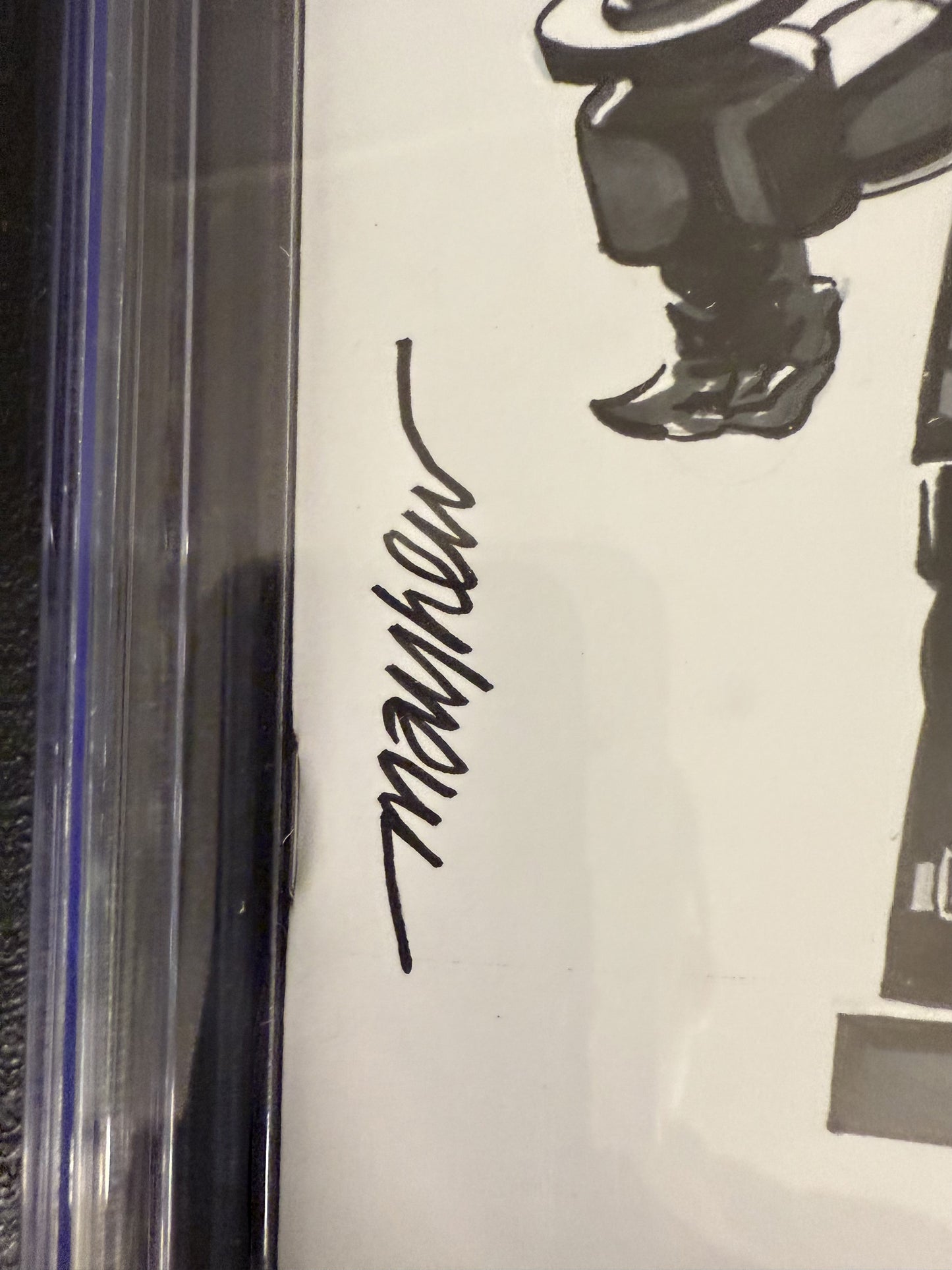 G.I. JOE #1 Lego Snake Eyes Sketch Cover Signed CGC Yellow Label 9.8 Graded Slab